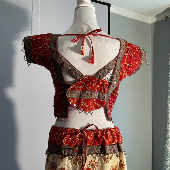 Vibrant Dopamine Bollywood Outfit in a Stunning Array of Colors, Hand Made - Picture 11 of 16